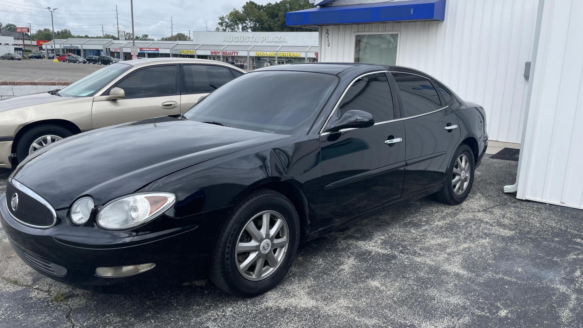 2007 BLACK /GREY Buick LaCrosse CXL (2G4WD582971) with an 3.8L V6 OHV 12V engine, 4-Speed Automatic Overdrive transmission, located at 2710A Westlane Rd., Indianapolis, IN, 46268, (317) 291-2000, 39.885670, -86.208160 - Photo#1