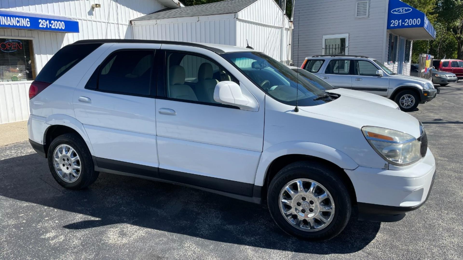 2007 WHITE Buick Rendezvous CX (3G5DA03L57S) with an 3.5L V6 OHV 12V engine, 4-Speed Automatic Overdrive transmission, located at 2710A Westlane Rd., Indianapolis, IN, 46268, (317) 291-2000, 39.885670, -86.208160 - Photo#2