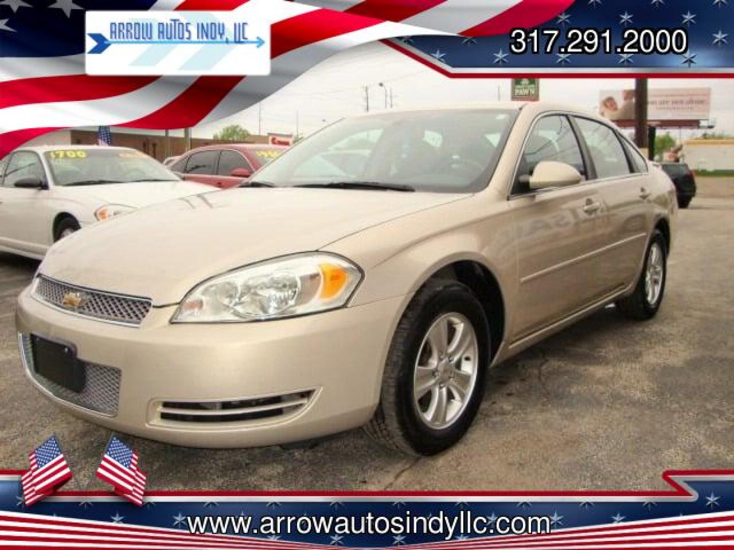 2012 Tan /TAN Chevrolet Impala LS Fleet 4dr Sedan (2G1WF5E37C1) with an 3.6L V6 engine, Automatic 6-Speed transmission, located at 2710A Westlane Rd., Indianapolis, IN, 46268, (317) 291-2000, 39.885670, -86.208160 - Photo#0