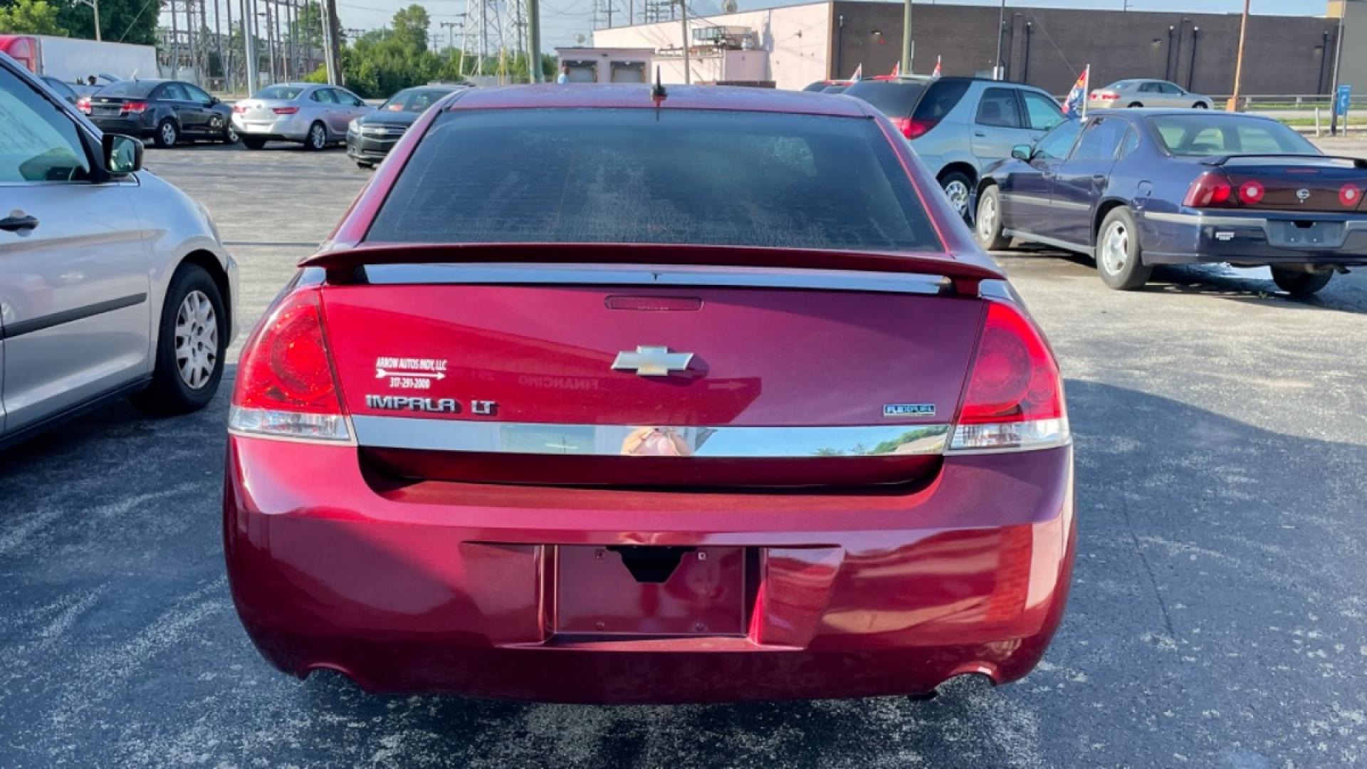 2011 Maroon /BLACK Chevrolet Impala LT (2G1WB5EK0B1) with an 3.5L V6 OHV 12V FFV engine, 4-Speed Automatic transmission, located at 2710A Westlane Rd., Indianapolis, IN, 46268, (317) 291-2000, 39.885670, -86.208160 - Photo#2