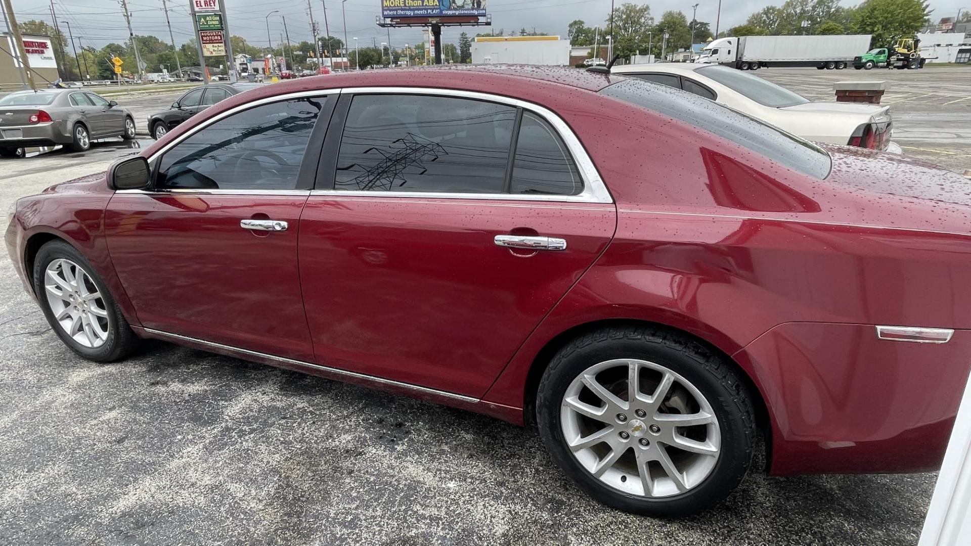 2010 Maroon /BLACK Chevrolet Malibu LTZ (1G1ZE5EB8AF) with an 2.4L L4 DOHC 16V engine, 4-Speed Automatic transmission, located at 2710A Westlane Rd., Indianapolis, IN, 46268, (317) 291-2000, 39.885670, -86.208160 - Photo#5