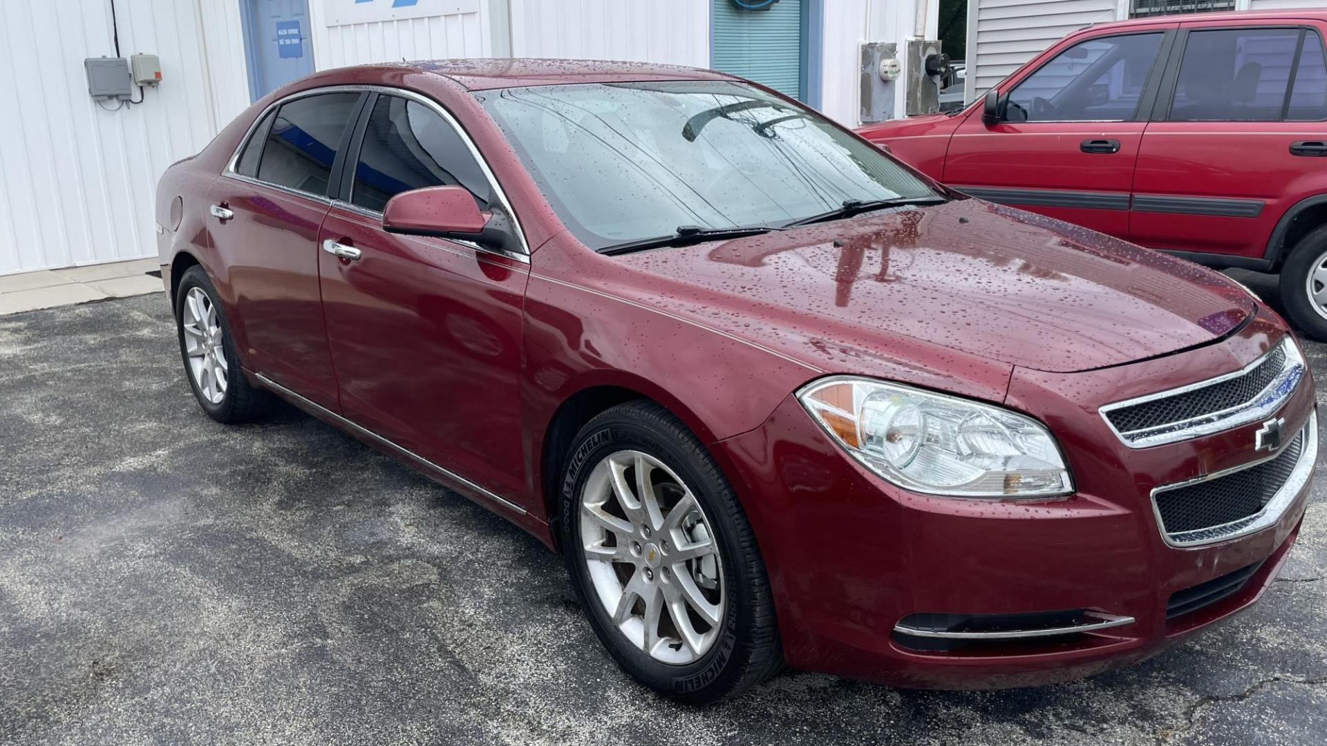 2010 Maroon /BLACK Chevrolet Malibu LTZ (1G1ZE5EB8AF) with an 2.4L L4 DOHC 16V engine, 4-Speed Automatic transmission, located at 2710A Westlane Rd., Indianapolis, IN, 46268, (317) 291-2000, 39.885670, -86.208160 - Photo#1