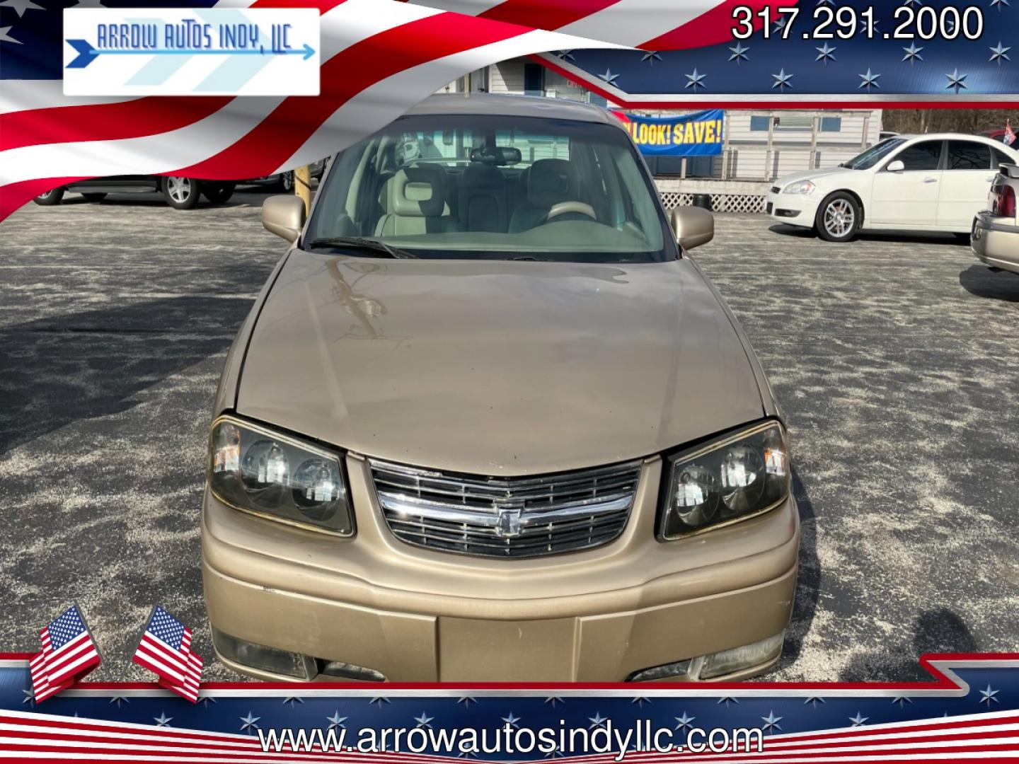 2005 Gold /Biege Chevrolet Impala LS (2G1WH52K059) with an 3.8L V6 OHV 12V engine, 4-Speed Automatic Overdrive transmission, located at 2710A Westlane Rd., Indianapolis, IN, 46268, (317) 291-2000, 39.885670, -86.208160 - Photo#0