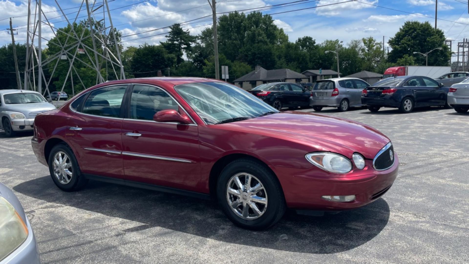 2007 Maroon /GRAY Buick LaCrosse CX (2G4WC582871) with an 3.8L V6 OHV 12V engine, 4-Speed Automatic Overdrive transmission, located at 2710A Westlane Rd., Indianapolis, IN, 46268, (317) 291-2000, 39.885670, -86.208160 - Photo#1