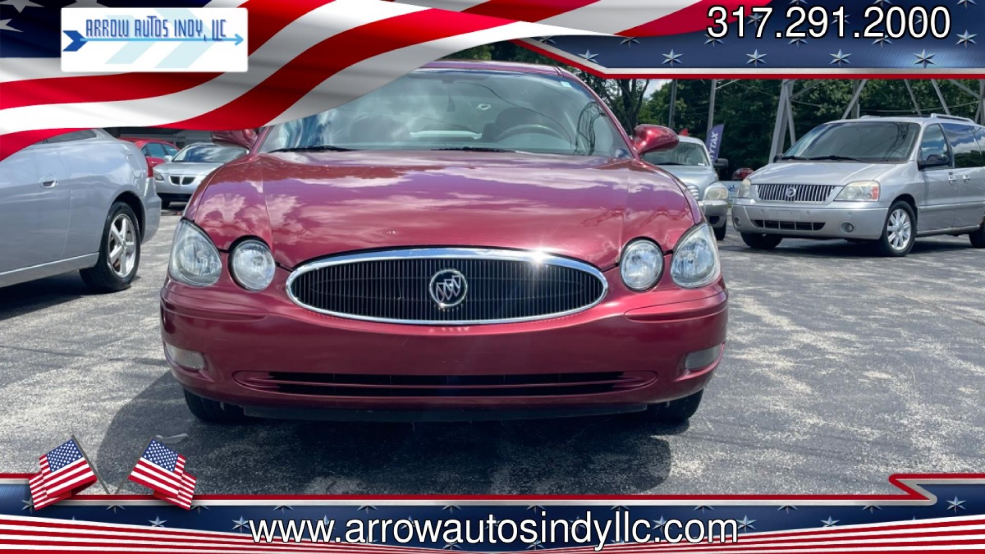 2007 Maroon /GRAY Buick LaCrosse CX (2G4WC582871) with an 3.8L V6 OHV 12V engine, 4-Speed Automatic Overdrive transmission, located at 2710A Westlane Rd., Indianapolis, IN, 46268, (317) 291-2000, 39.885670, -86.208160 - Photo#0