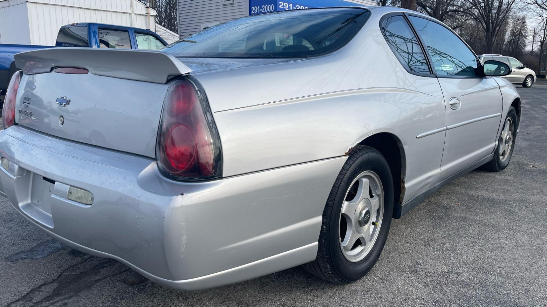 2003 Silver Chevrolet Monte Carlo LS (2G1WW12E839) with an 3.4L V6 OHV 12V engine, 4-Speed Automatic Overdrive transmission, located at 2710A Westlane Rd., Indianapolis, IN, 46268, (317) 291-2000, 39.885670, -86.208160 - Photo#2