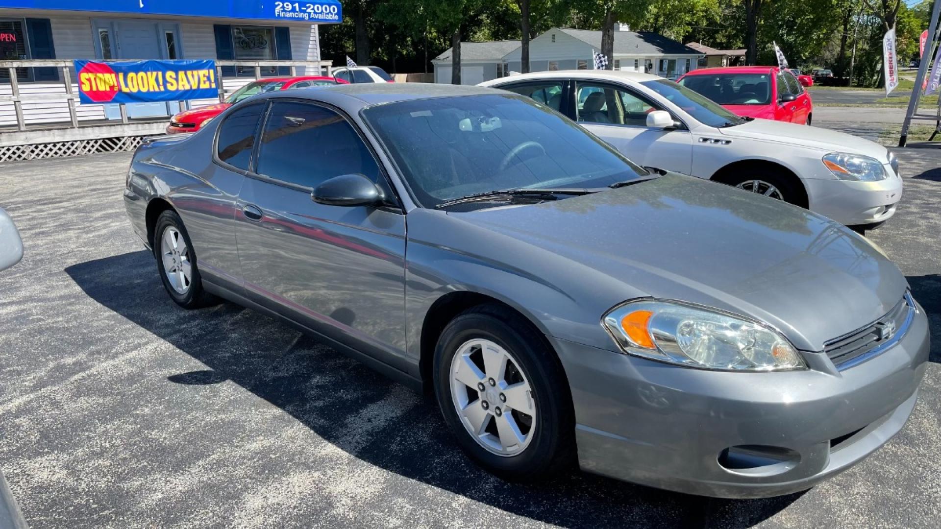 2006 Gray /Black Chevrolet Monte Carlo LT 2dr Coupe w/1LT (2G1WM15K969) with an V6 3.5L Natural Aspiration engine, Automatic 4-Speed transmission, located at 2710A Westlane Rd., Indianapolis, IN, 46268, (317) 291-2000, 39.885670, -86.208160 - Photo#4