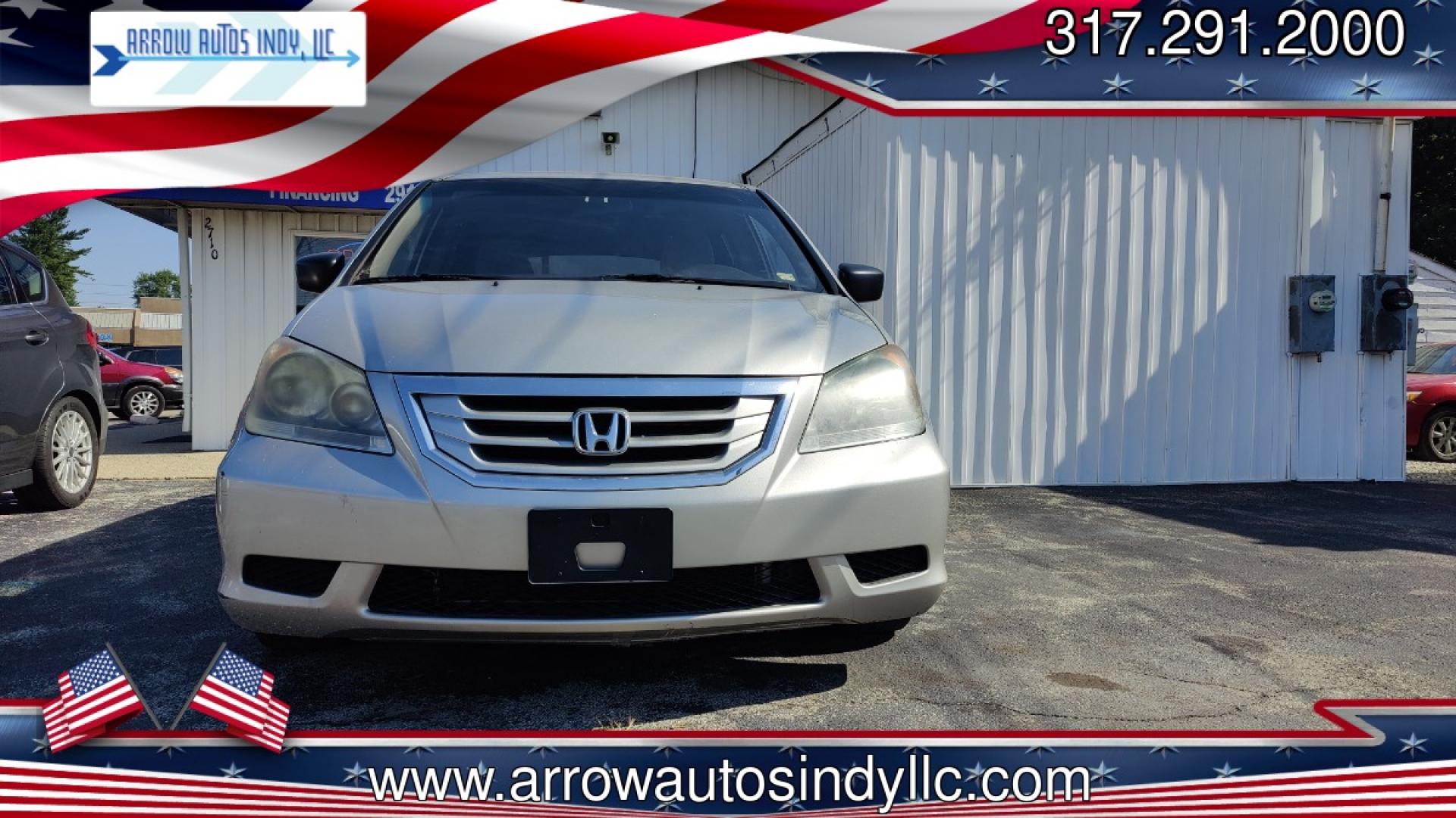 2009 Honda Odyssey LX (5FNRL38279B) with an 3.5L V6 SOHC 24V engine, 5-Speed Automatic transmission, located at 2710A Westlane Rd., Indianapolis, IN, 46268, (317) 291-2000, 39.885670, -86.208160 - Photo#0