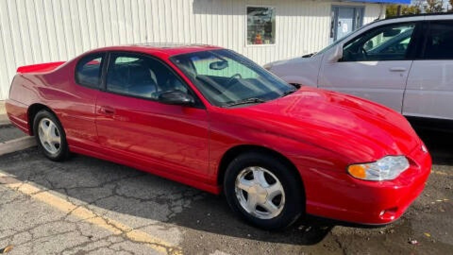 2002 RED /BLACK Chevrolet Monte Carlo SS (2G1WX15K029) with an 3.8L V6 OHV 12V engine, 4-Speed Automatic Overdrive transmission, located at 2710A Westlane Rd., Indianapolis, IN, 46268, (317) 291-2000, 39.885670, -86.208160 - Photo#1