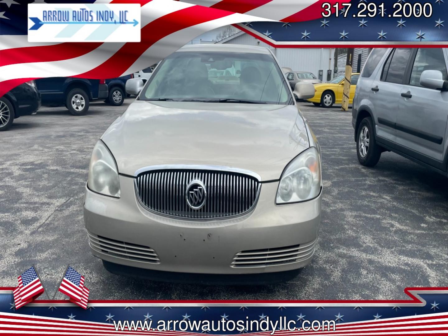 2009 /BEIGE Buick Lucerne CXL1 (1G4HD57139U) with an 3.9L V6 OHV 12V FFV engine, 4-Speed Automatic transmission, located at 2710A Westlane Rd., Indianapolis, IN, 46268, (317) 291-2000, 39.885670, -86.208160 - Photo#0