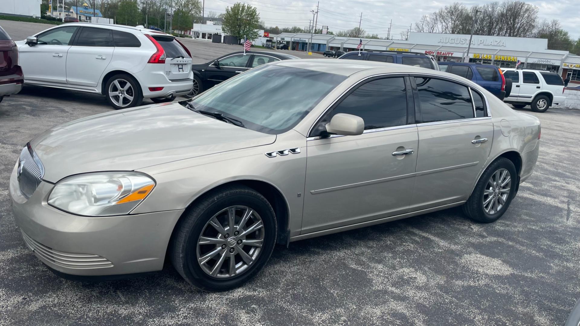 2009 /BEIGE Buick Lucerne CXL1 (1G4HD57139U) with an 3.9L V6 OHV 12V FFV engine, 4-Speed Automatic transmission, located at 2710A Westlane Rd., Indianapolis, IN, 46268, (317) 291-2000, 39.885670, -86.208160 - Photo#1