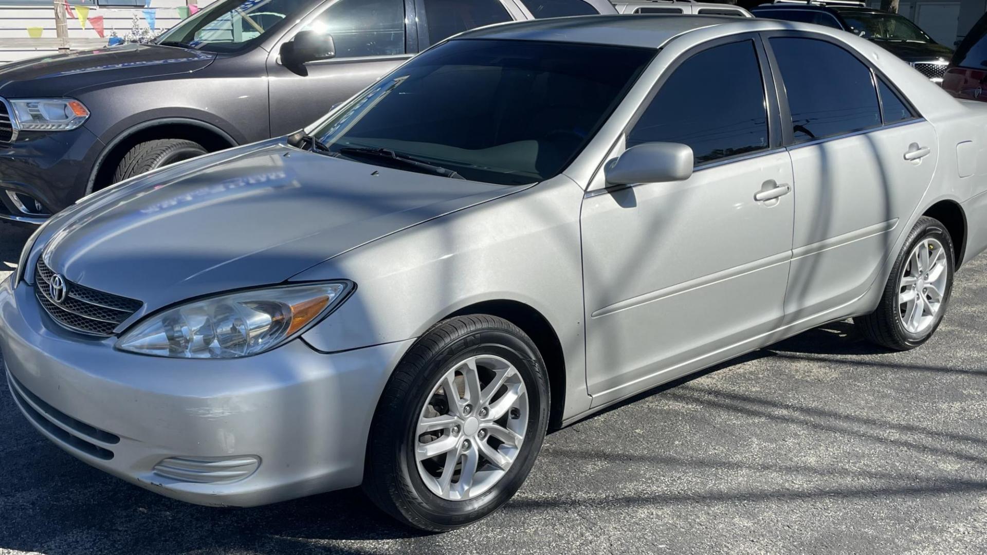 2002 Silver /GRAY Toyota Camry LE (4T1BE32K72U) with an 2.4L L4 DOHC 16V engine, located at 2710A Westlane Rd., Indianapolis, IN, 46268, (317) 291-2000, 39.885670, -86.208160 - Photo#1