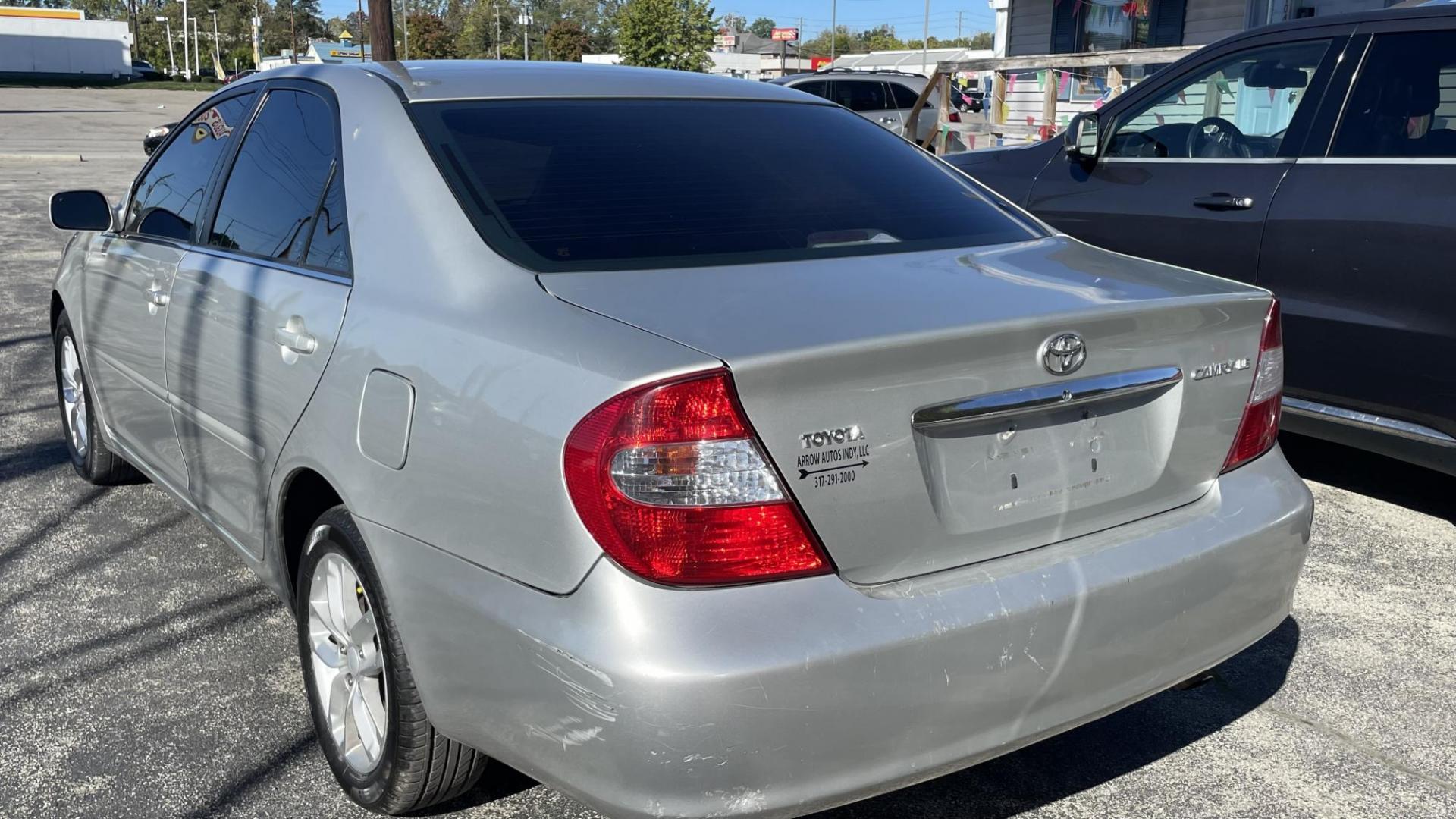 2002 Silver /GRAY Toyota Camry LE (4T1BE32K72U) with an 2.4L L4 DOHC 16V engine, located at 2710A Westlane Rd., Indianapolis, IN, 46268, (317) 291-2000, 39.885670, -86.208160 - Photo#3