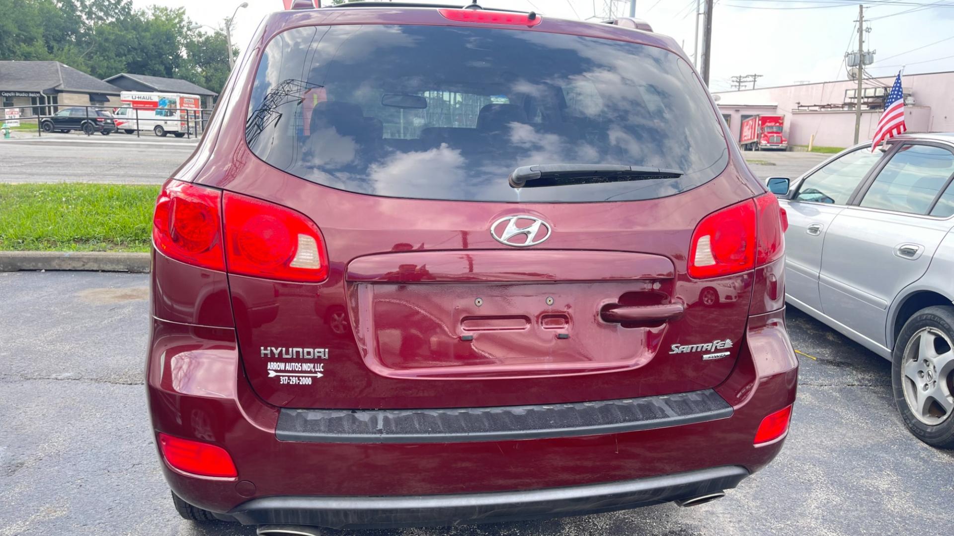 2007 /TAN Hyundai Santa Fe Limited AWD (5NMSH73EX7H) with an 3.3L V6 DOHC 24V engine, 5-Speed Automatic Overdrive transmission, located at 2710A Westlane Rd., Indianapolis, IN, 46268, (317) 291-2000, 39.885670, -86.208160 - Photo#2