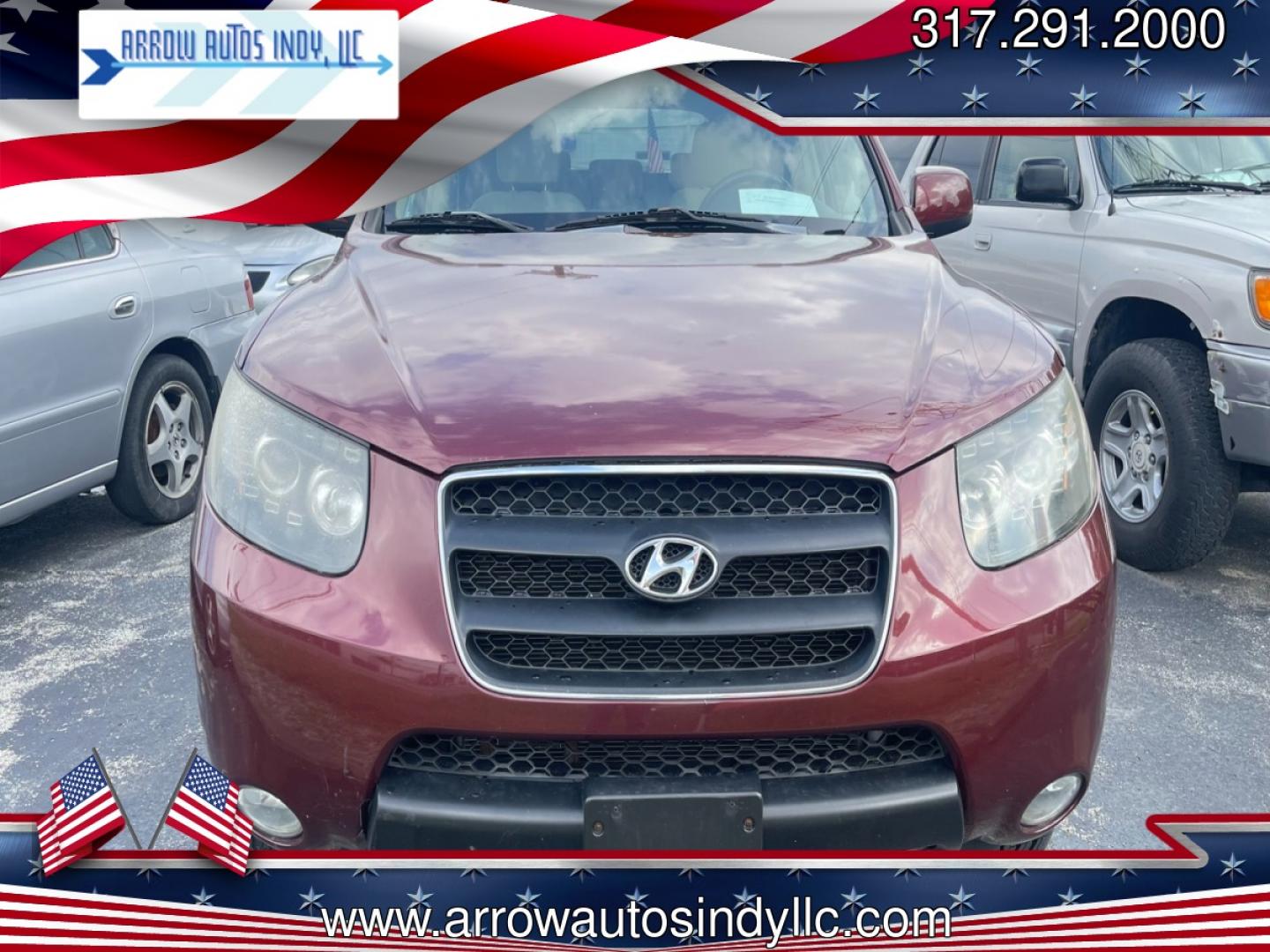 2007 /TAN Hyundai Santa Fe Limited AWD (5NMSH73EX7H) with an 3.3L V6 DOHC 24V engine, 5-Speed Automatic Overdrive transmission, located at 2710A Westlane Rd., Indianapolis, IN, 46268, (317) 291-2000, 39.885670, -86.208160 - Photo#0