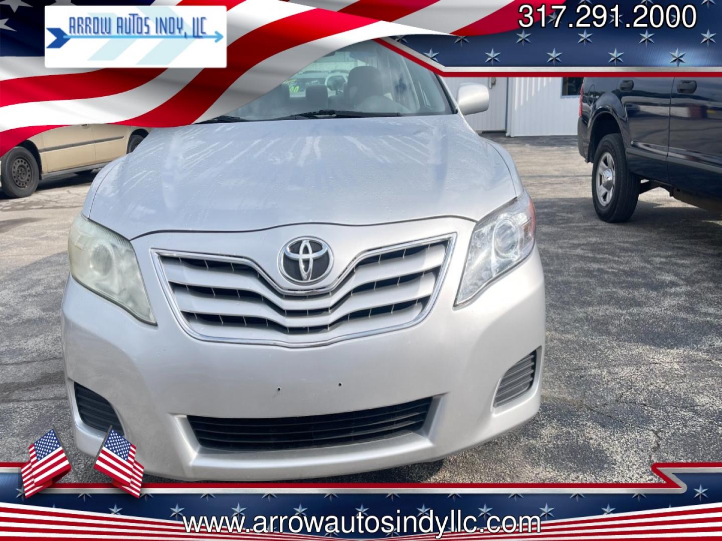 2010 Toyota Camry Camry-Grade 6-Spd AT (4T1BF3EK1AU) with an 2.5L L4 DOHC 16V engine, 6-Speed Automatic Overdrive transmission, located at 2710A Westlane Rd., Indianapolis, IN, 46268, (317) 291-2000, 39.885670, -86.208160 - Photo#0