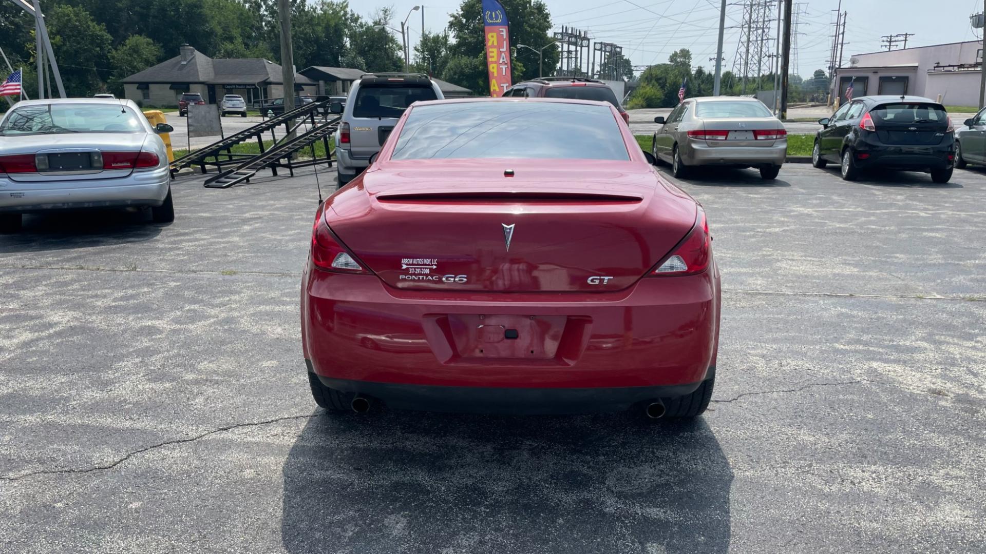 2007 Pontiac G6 GT Convertible (1G2ZH361374) with an 3.9L V6 OHV 12V engine, 4-Speed Automatic Overdrive transmission, located at 2710A Westlane Rd., Indianapolis, IN, 46268, (317) 291-2000, 39.885670, -86.208160 - Photo#4