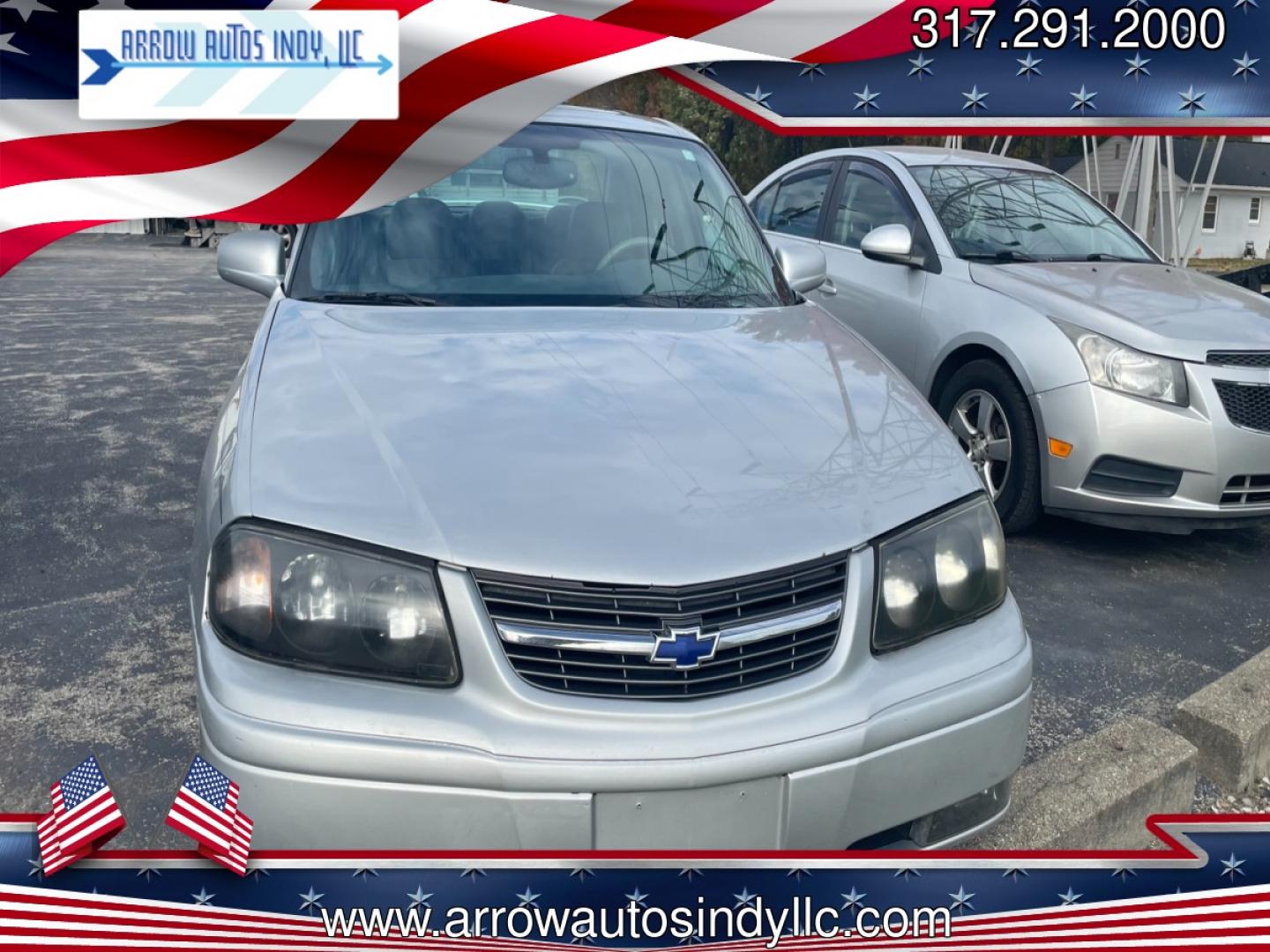 2004 /GRAY Chevrolet Impala LS (2G1WH52K049) with an 3.8L V6 OHV 12V engine, 4-Speed Automatic Overdrive transmission, located at 2710A Westlane Rd., Indianapolis, IN, 46268, (317) 291-2000, 39.885670, -86.208160 - Photo#0