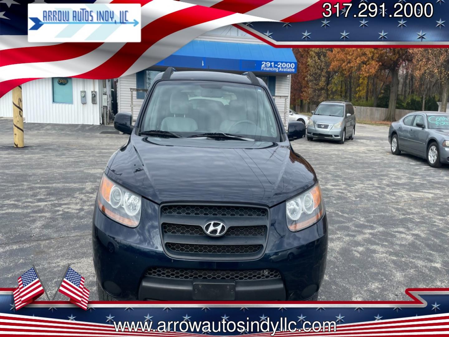 2008 Hyundai Santa Fe GLS (5NMSG13D58H) with an 2.7L V6 DOHC 24V engine, located at 2710A Westlane Rd., Indianapolis, IN, 46268, (317) 291-2000, 39.885670, -86.208160 - Photo#0