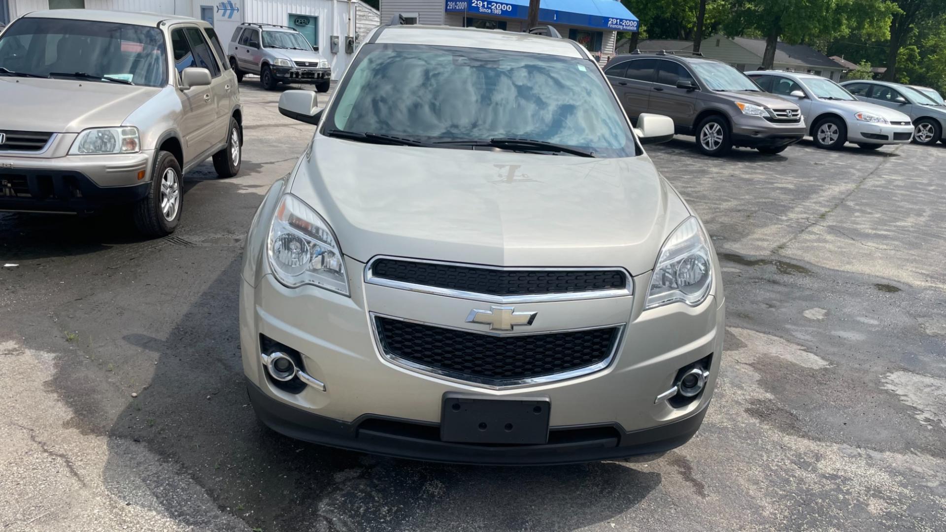 2015 Gold /TAN Chevrolet Equinox 2 LT (2GNFLGEK5F6) with an 2.4L L4 DOHC 16V engine, 4-Speed Automatic transmission, located at 2710A Westlane Rd., Indianapolis, IN, 46268, (317) 291-2000, 39.885670, -86.208160 - Photo#2