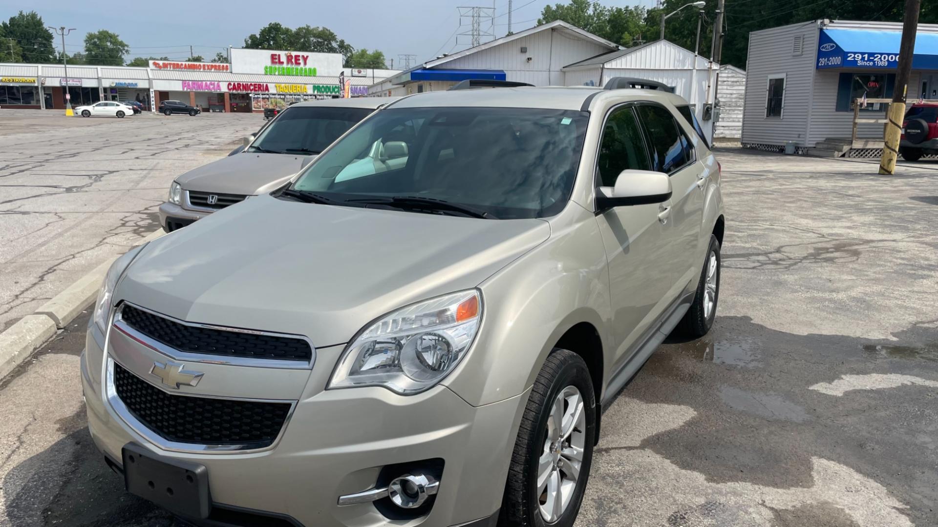 2015 Gold /TAN Chevrolet Equinox 2 LT (2GNFLGEK5F6) with an 2.4L L4 DOHC 16V engine, 4-Speed Automatic transmission, located at 2710A Westlane Rd., Indianapolis, IN, 46268, (317) 291-2000, 39.885670, -86.208160 - Photo#0