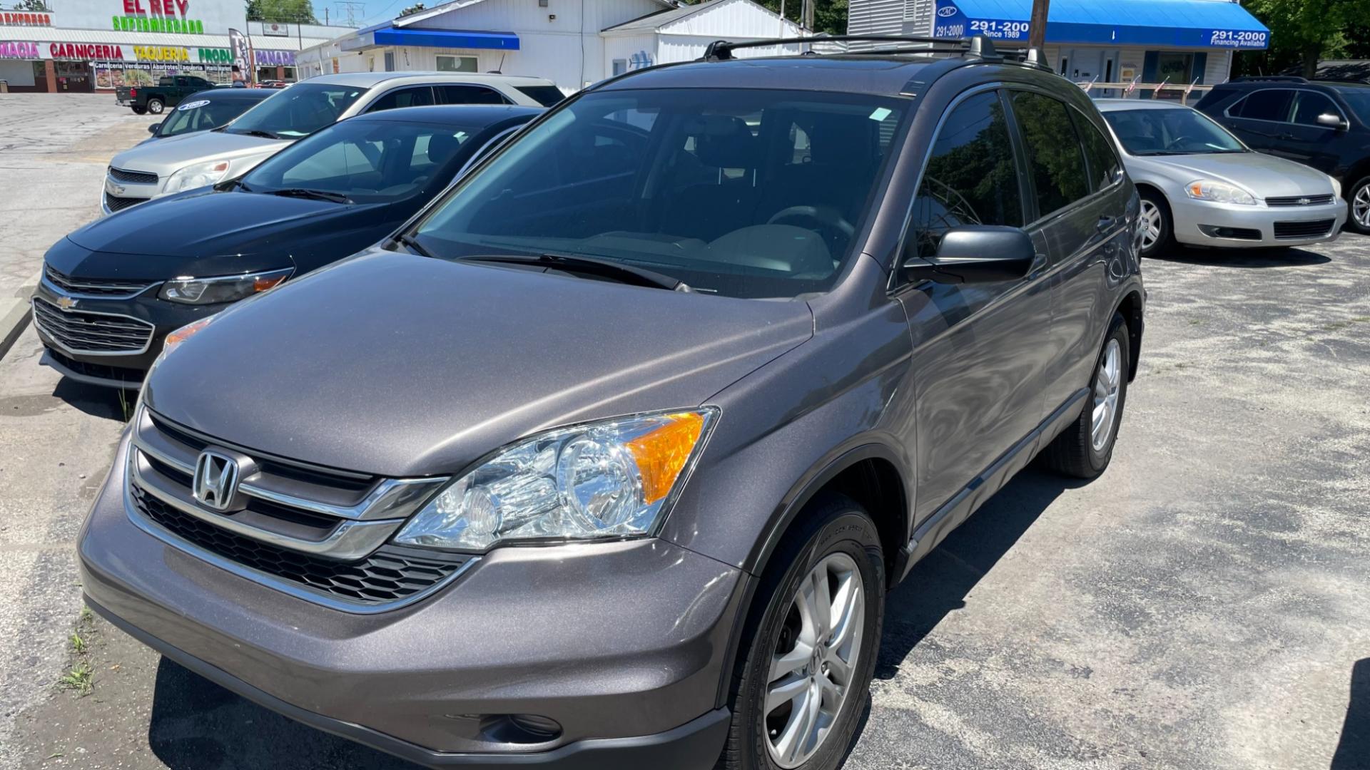 2010 BRONZE Honda CR-V EX (3CZRE4H53AG) with an 2.4L L4 DOHC 16V engine, 4-Speed Automatic transmission, located at 2710A Westlane Rd., Indianapolis, IN, 46268, (317) 291-2000, 39.885670, -86.208160 - Photo#0