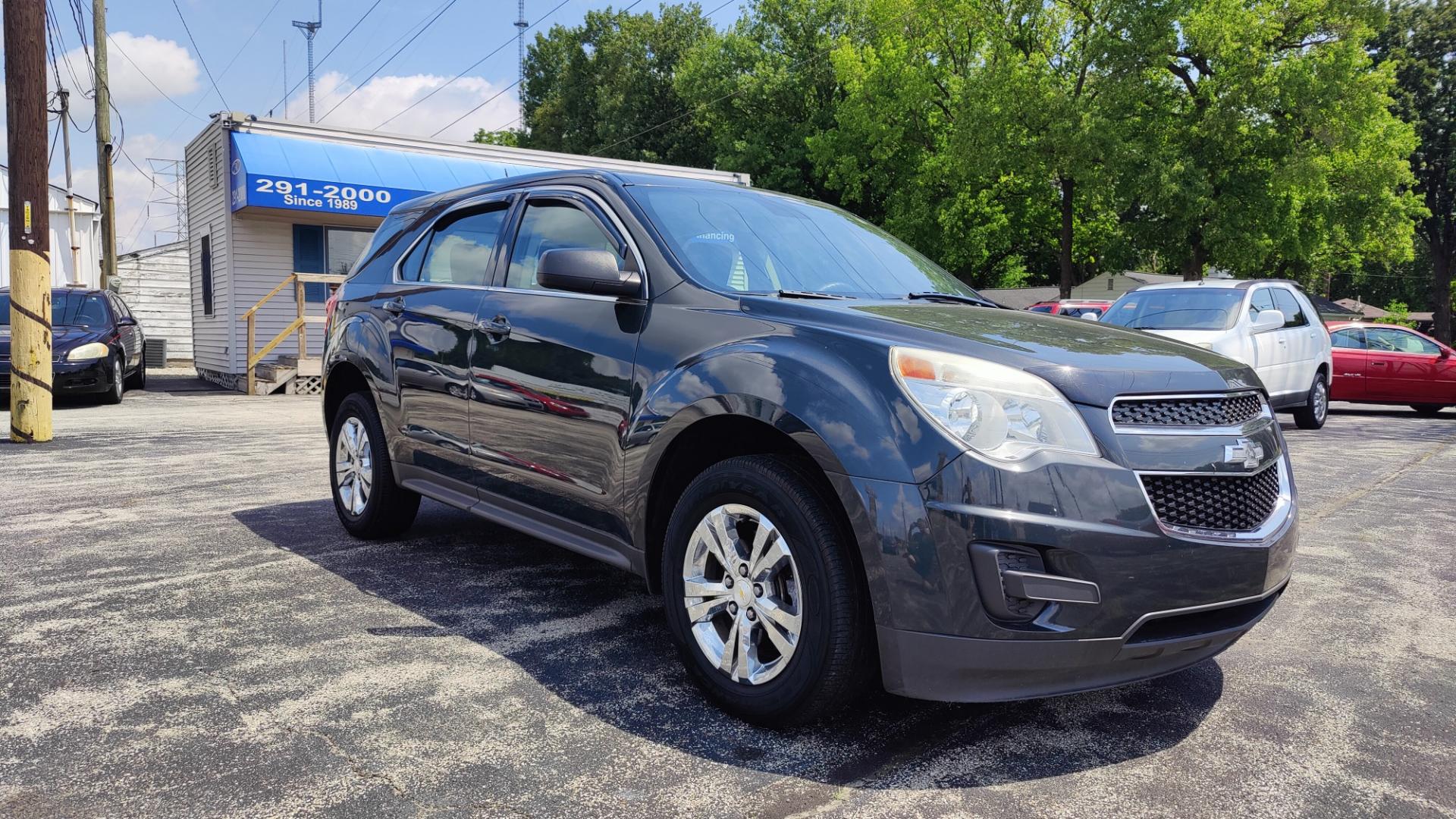 2014 GRAY Chevrolet Equinox LS (2GNFLEEK2E6) with an 2.4L L4 DOHC 16V engine, 6-Speed Automatic transmission, located at 2710A Westlane Rd., Indianapolis, IN, 46268, (317) 291-2000, 39.885670, -86.208160 - Photo#1