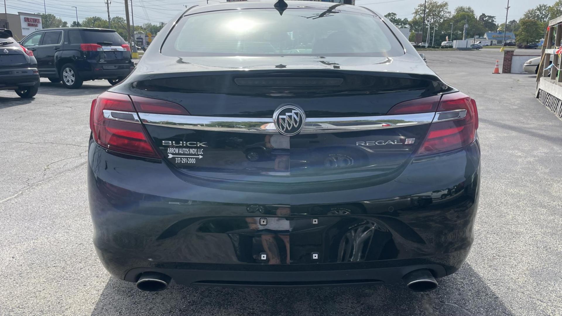 2015 BLACK /BLACK Buick Regal Premium (2G4GN5EX5F9) with an 2.0L L4 DOHC 16V engine, 6-Speed Automatic transmission, located at 2710A Westlane Rd., Indianapolis, IN, 46268, (317) 291-2000, 39.885670, -86.208160 - Photo#6