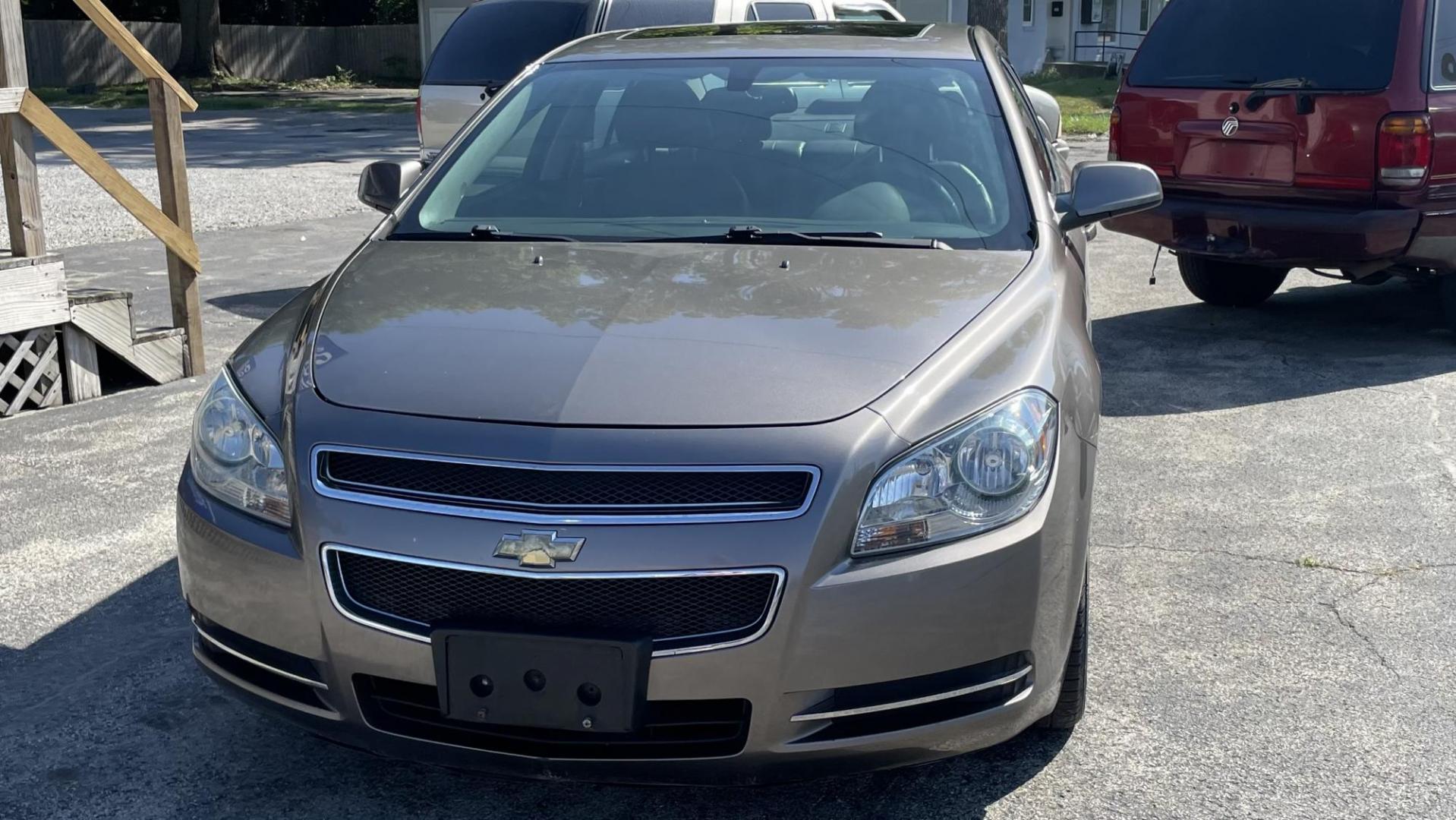 2010 /TAN Chevrolet Malibu LT (1G1ZD5EB8AF) with an 2.4L L4 DOHC 16V engine, 6-Speed Automatic transmission, located at 2710A Westlane Rd., Indianapolis, IN, 46268, (317) 291-2000, 39.885670, -86.208160 - Photo#1