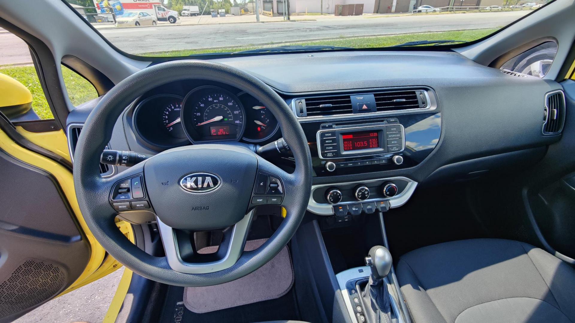 2016 Kia Rio LX (KNADM4A3XG6) with an 1.6L L4 DOHC 16V engine, located at 2710A Westlane Rd., Indianapolis, IN, 46268, (317) 291-2000, 39.885670, -86.208160 - Photo#7