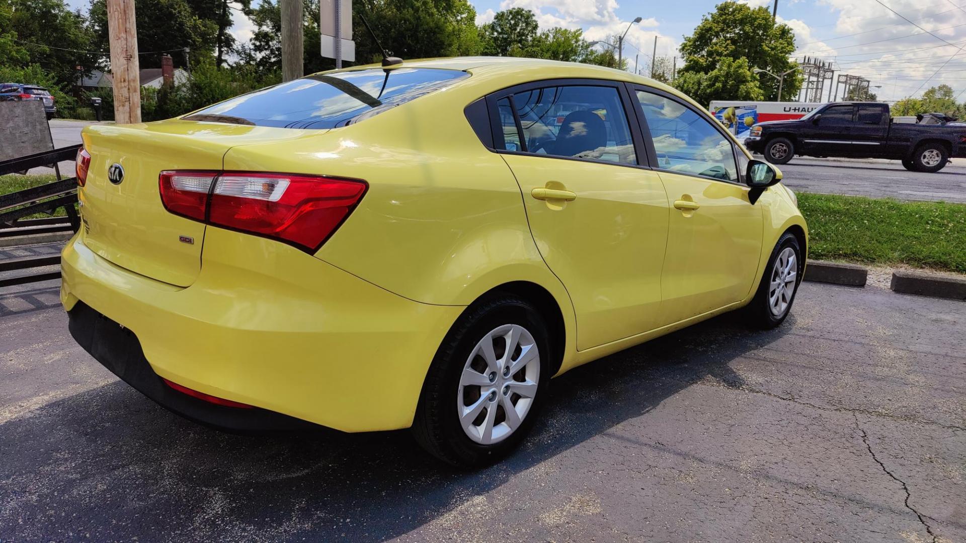 2016 Kia Rio LX (KNADM4A3XG6) with an 1.6L L4 DOHC 16V engine, located at 2710A Westlane Rd., Indianapolis, IN, 46268, (317) 291-2000, 39.885670, -86.208160 - Photo#2