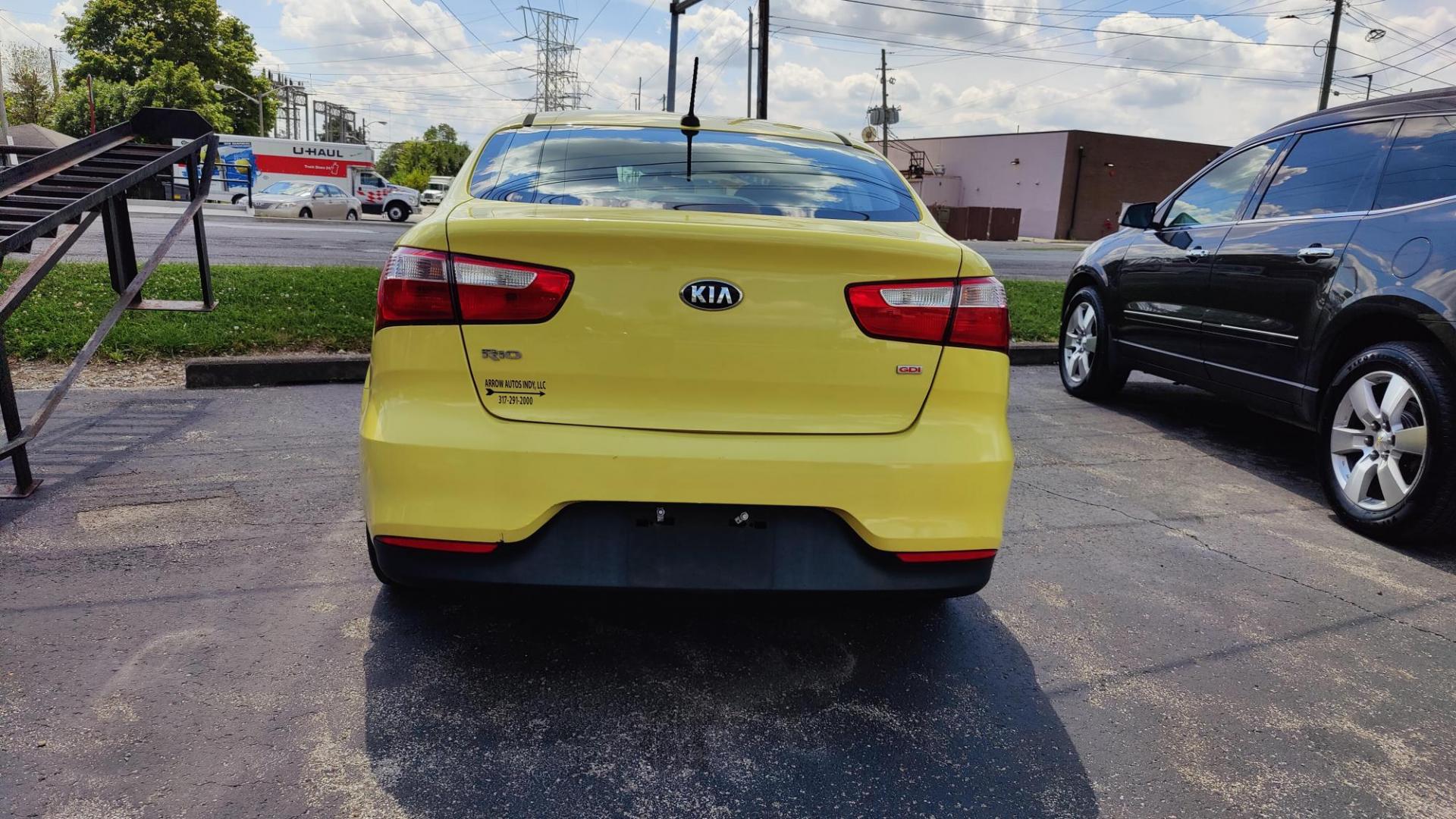 2016 Kia Rio LX (KNADM4A3XG6) with an 1.6L L4 DOHC 16V engine, located at 2710A Westlane Rd., Indianapolis, IN, 46268, (317) 291-2000, 39.885670, -86.208160 - Photo#3