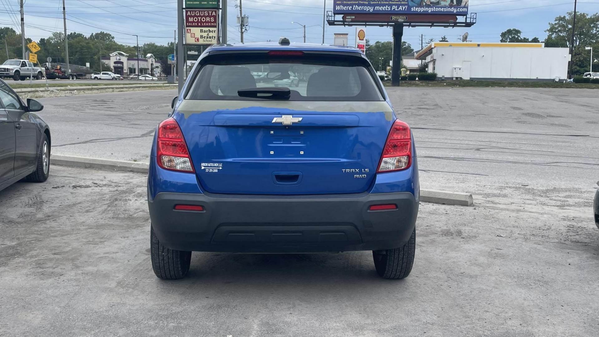 2015 /GRAY Chevrolet Trax LS AWD (KL7CJPSB0FB) with an 1.4L L4 DOHC 16V FFV engine, 6-Speed Automatic transmission, located at 2710A Westlane Rd., Indianapolis, IN, 46268, (317) 291-2000, 39.885670, -86.208160 - Photo#4