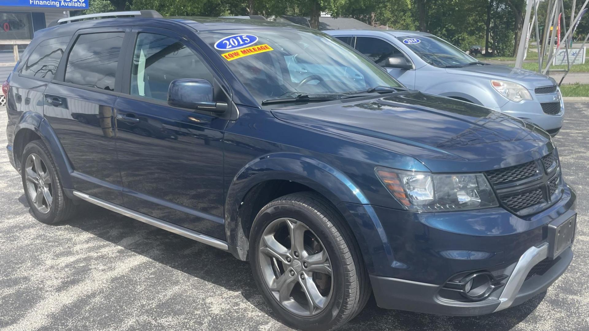 2015 Dodge Journey Crossroad AWD (3C4PDDGG4FT) with an 3.6L V6 DOHC 24V engine, 6-Speed Automatic transmission, located at 2710A Westlane Rd., Indianapolis, IN, 46268, (317) 291-2000, 39.885670, -86.208160 - Photo#0