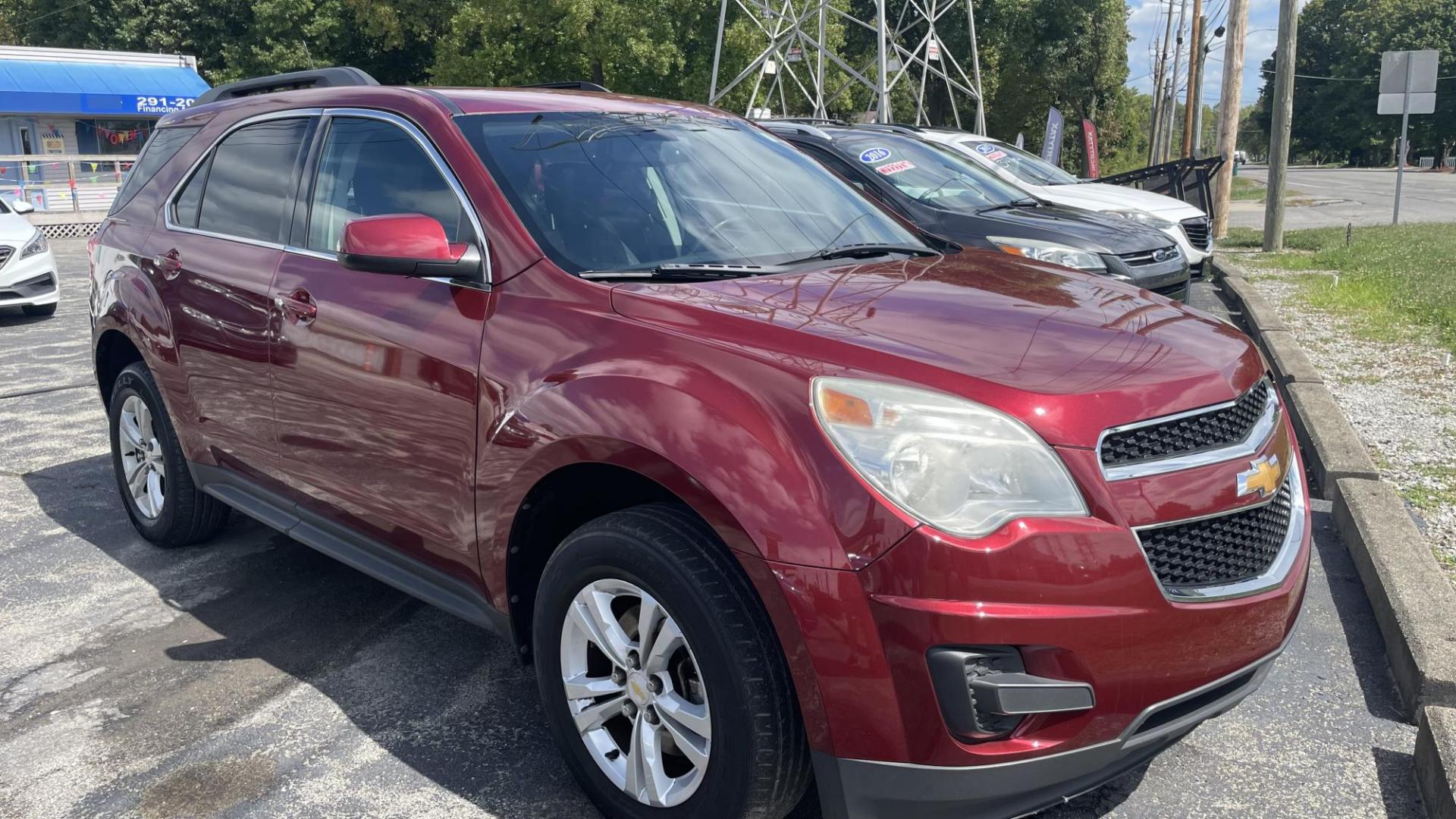 2011 MAROON Chevrolet Equinox 1LT 2WD (2CNALDEC4B6) with an 2.4L L4 DOHC 16V engine, 6-Speed Automatic transmission, located at 2710A Westlane Rd., Indianapolis, IN, 46268, (317) 291-2000, 39.885670, -86.208160 - Photo#2