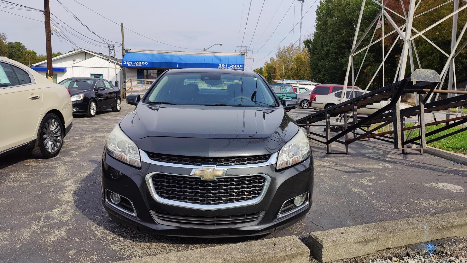 2014 DARK GRAY /BLACK Chevrolet Malibu 2LZ (1G11J5SX6EF) with an 2.0L L4 DOHC 16V engine, 6-Speed Automatic transmission, located at 2710A Westlane Rd., Indianapolis, IN, 46268, (317) 291-2000, 39.885670, -86.208160 - Photo#1