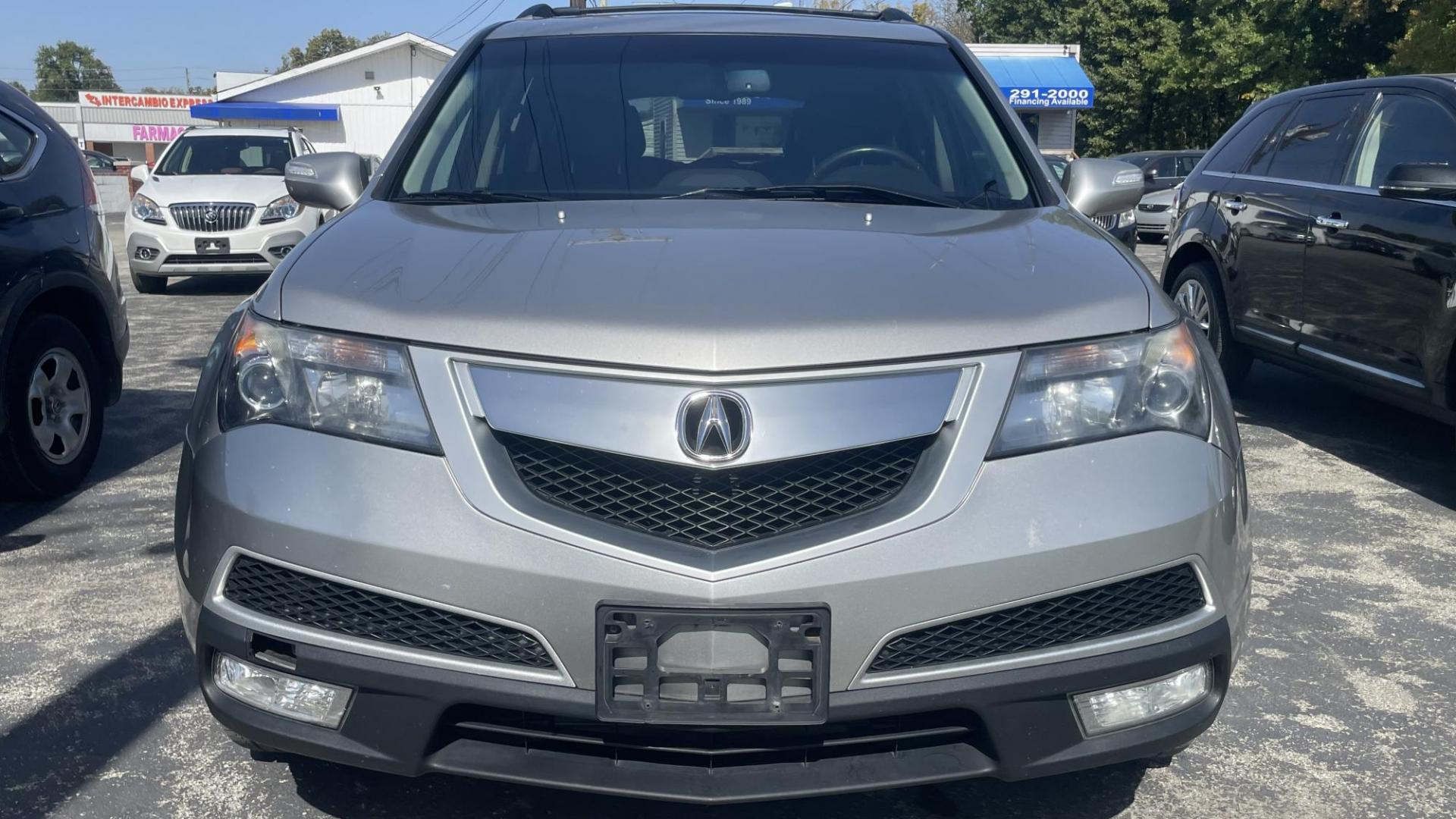 2010 Silver Acura MDX Tech Package (2HNYD2H67AH) with an 3.5L V6 SOHC 24V engine, 6-Speed Automatic transmission, located at 2710A Westlane Rd., Indianapolis, IN, 46268, (317) 291-2000, 39.885670, -86.208160 - Photo#3