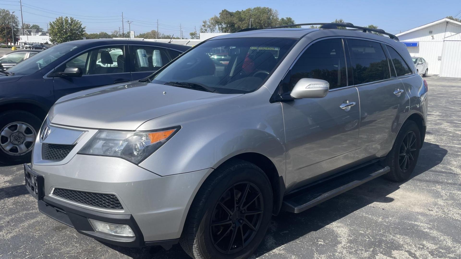 2010 Silver Acura MDX Tech Package (2HNYD2H67AH) with an 3.5L V6 SOHC 24V engine, 6-Speed Automatic transmission, located at 2710A Westlane Rd., Indianapolis, IN, 46268, (317) 291-2000, 39.885670, -86.208160 - Photo#0