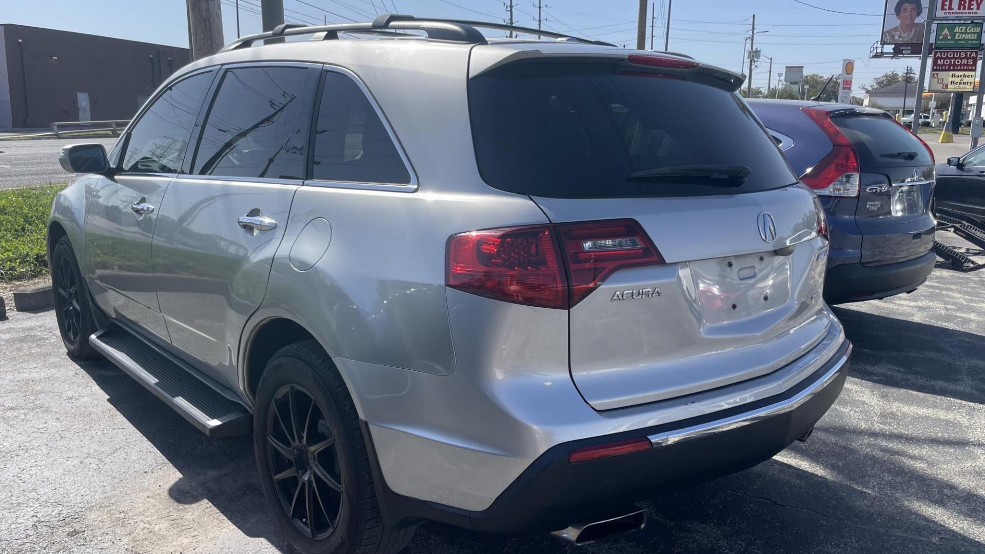 2010 Silver Acura MDX Tech Package (2HNYD2H67AH) with an 3.5L V6 SOHC 24V engine, 6-Speed Automatic transmission, located at 2710A Westlane Rd., Indianapolis, IN, 46268, (317) 291-2000, 39.885670, -86.208160 - Photo#2