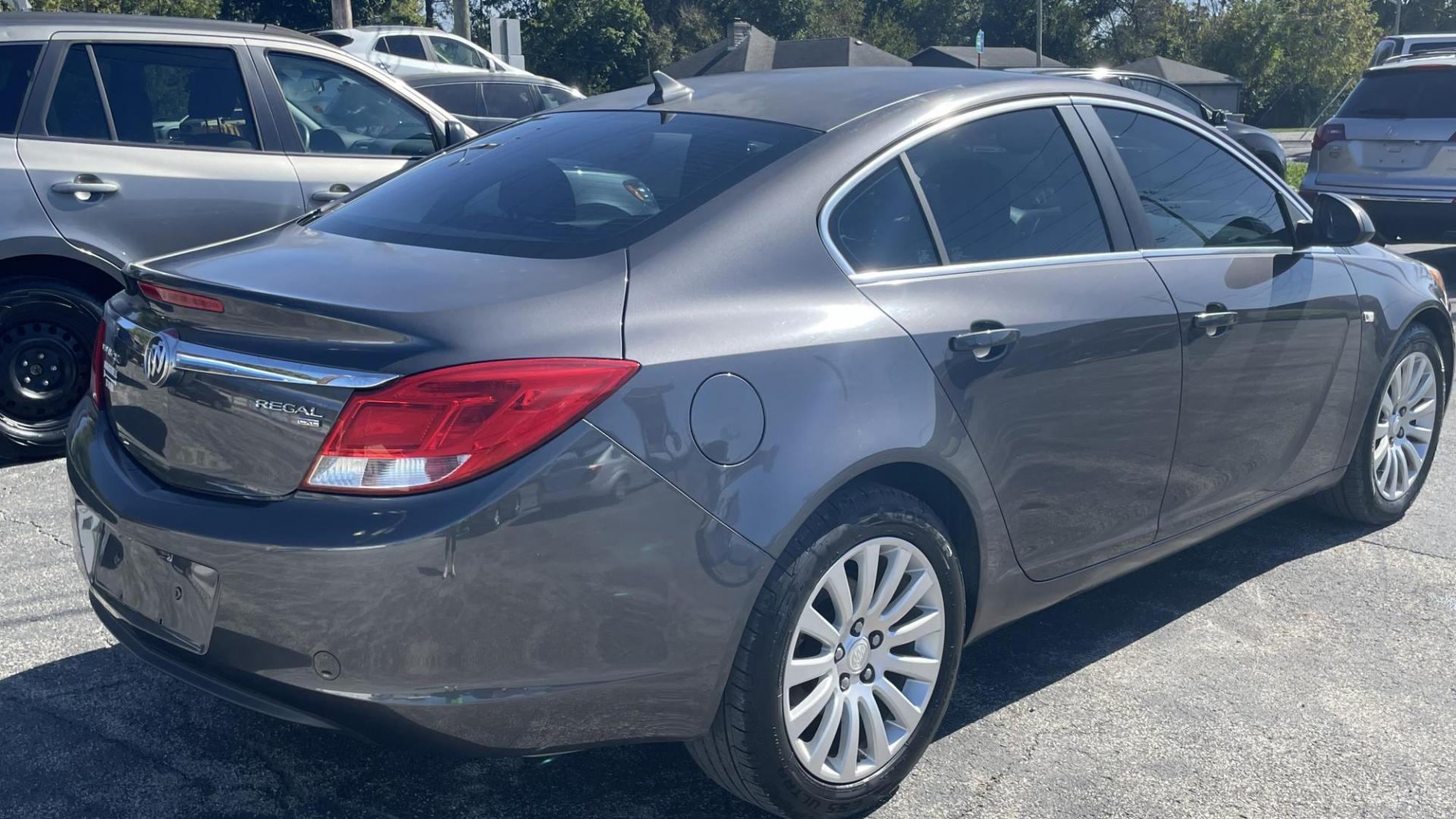 2011 DARK GRAY Buick Regal CXL - 1XL (W04GN5EC1B1) with an 2.4L L4 DOHC 16V engine, 6-Speed Automatic transmission, located at 2710A Westlane Rd., Indianapolis, IN, 46268, (317) 291-2000, 39.885670, -86.208160 - Photo#3