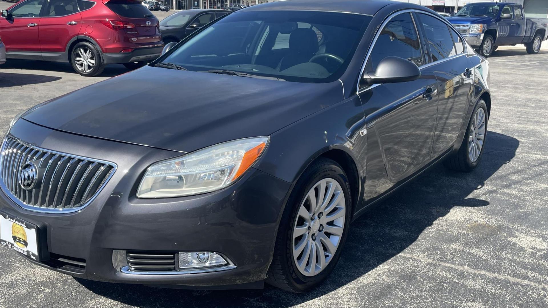 2011 DARK GRAY Buick Regal CXL - 1XL (W04GN5EC1B1) with an 2.4L L4 DOHC 16V engine, 6-Speed Automatic transmission, located at 2710A Westlane Rd., Indianapolis, IN, 46268, (317) 291-2000, 39.885670, -86.208160 - Photo#0