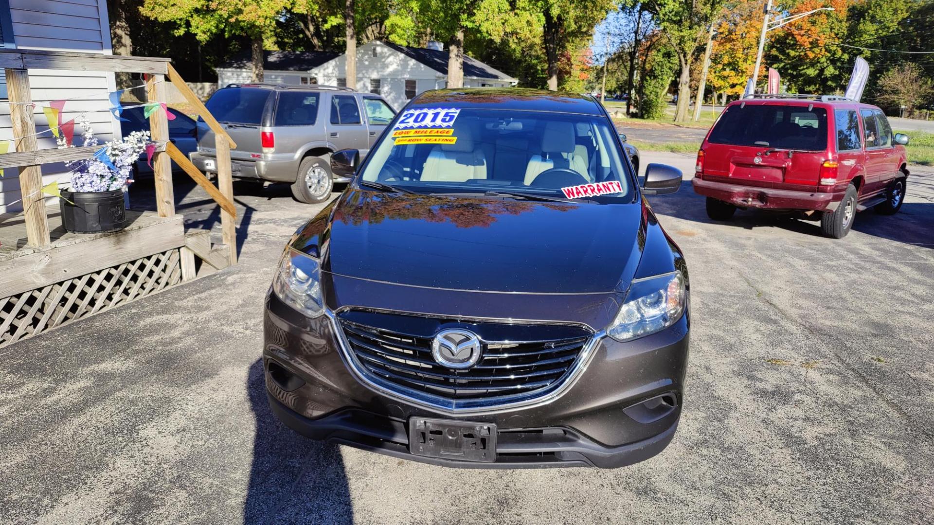 2015 Mazda CX-9 Touring (JM3TB2CA3F0) with an 3.7L V6 DOHC 24V engine, 6-Speed Automatic transmission, located at 2710A Westlane Rd., Indianapolis, IN, 46268, (317) 291-2000, 39.885670, -86.208160 - Photo#0