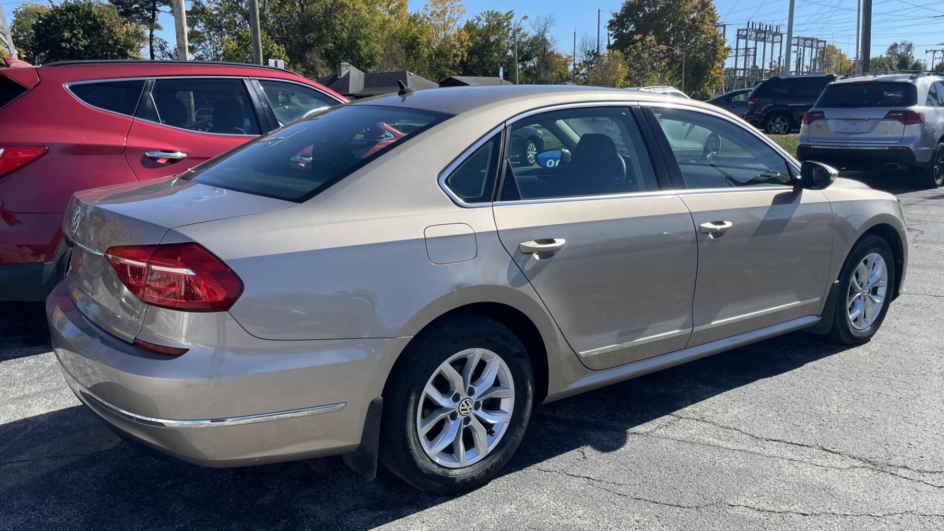 2016 GOLD /GRAY Volkswagen Passat S 6A (1VWAS7A35GC) with an 1.8L L4 TURBO DIESEL engine, 6A transmission, located at 2710A Westlane Rd., Indianapolis, IN, 46268, (317) 291-2000, 39.885670, -86.208160 - Photo#4