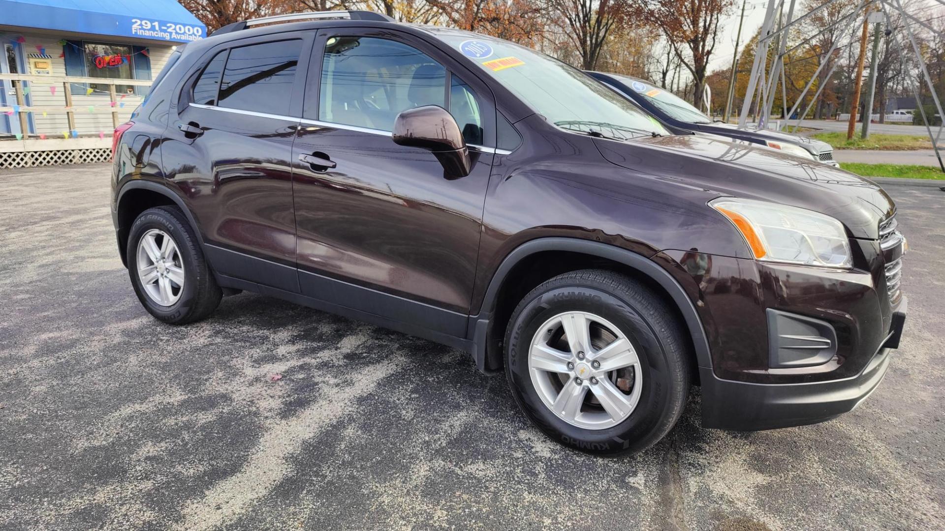 2015 Brown /Black/Tan Chevrolet Trax LT AWD (KL7CJRSB5FB) with an 1.4L L4 DOHC 16V FFV engine, located at 2710A Westlane Rd., Indianapolis, IN, 46268, (317) 291-2000, 39.885670, -86.208160 - Photo#5