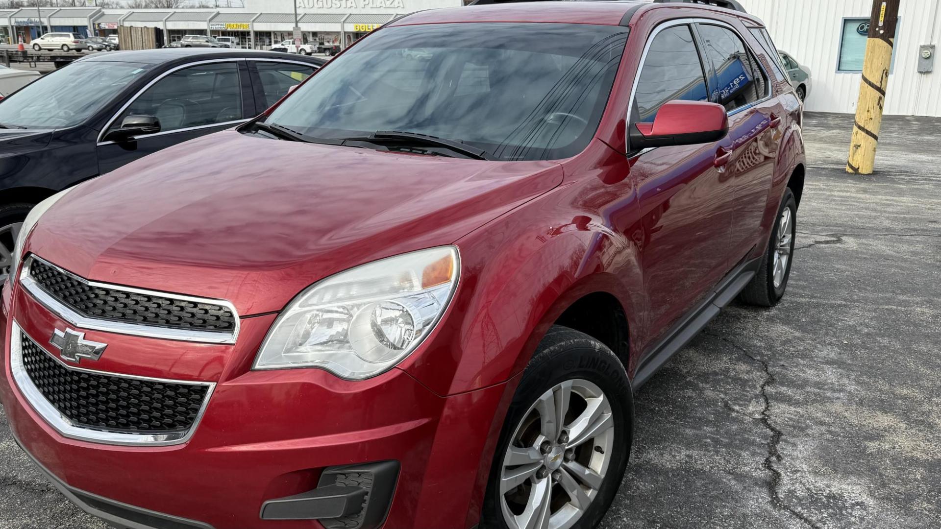 2014 RED /BLACK Chevrolet Equinox 1LT 2WD (1GNALBEK8EZ) with an 2.4L L4 DOHC 16V engine, 6-Speed Automatic transmission, located at 2710A Westlane Rd., Indianapolis, IN, 46268, (317) 291-2000, 39.885670, -86.208160 - Photo#0