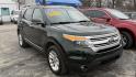 2013 GREEN /BEIGE Ford Explorer XLT 4WD (1FM5K8D80DG) with an 3.5L V6 DOHC 24V engine, 6-Speed Automatic transmission, located at 2710A Westlane Rd., Indianapolis, IN, 46268, (317) 291-2000, 39.885670, -86.208160 - Photo#1