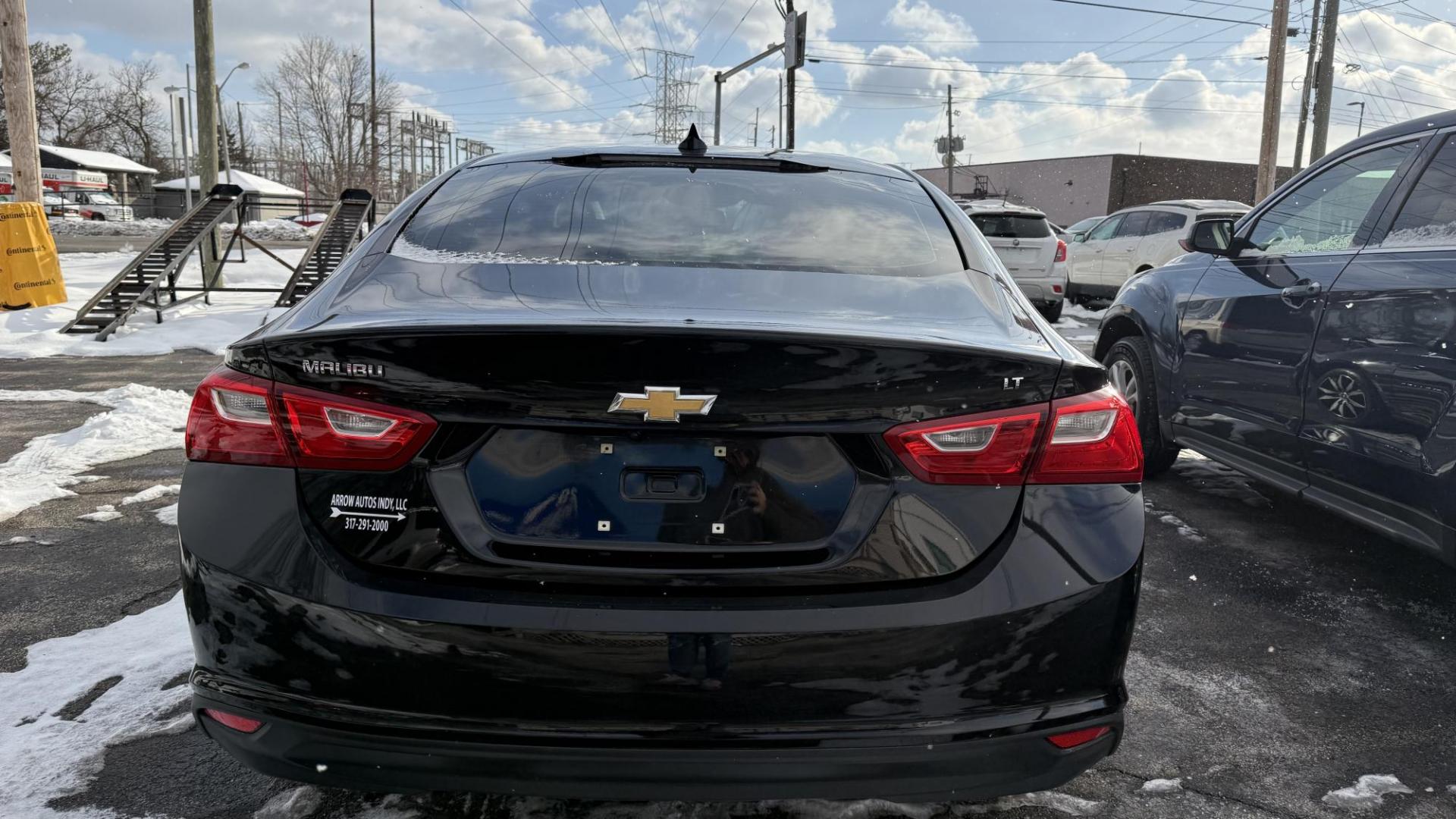 2016 BLACK /BLACK Chevrolet Malibu 1LT (1G1ZE5ST2GF) with an 1.5L L4 DOHC 16V engine, 6A transmission, located at 2710A Westlane Rd., Indianapolis, IN, 46268, (317) 291-2000, 39.885670, -86.208160 - Photo#5