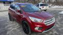 2017 RED /BLACK Ford Escape Titanium FWD (1FMCU0JD5HU) with an 1.5L L4 DOHC 16V engine, 6A transmission, located at 2710A Westlane Rd., Indianapolis, IN, 46268, (317) 291-2000, 39.885670, -86.208160 - Photo#0