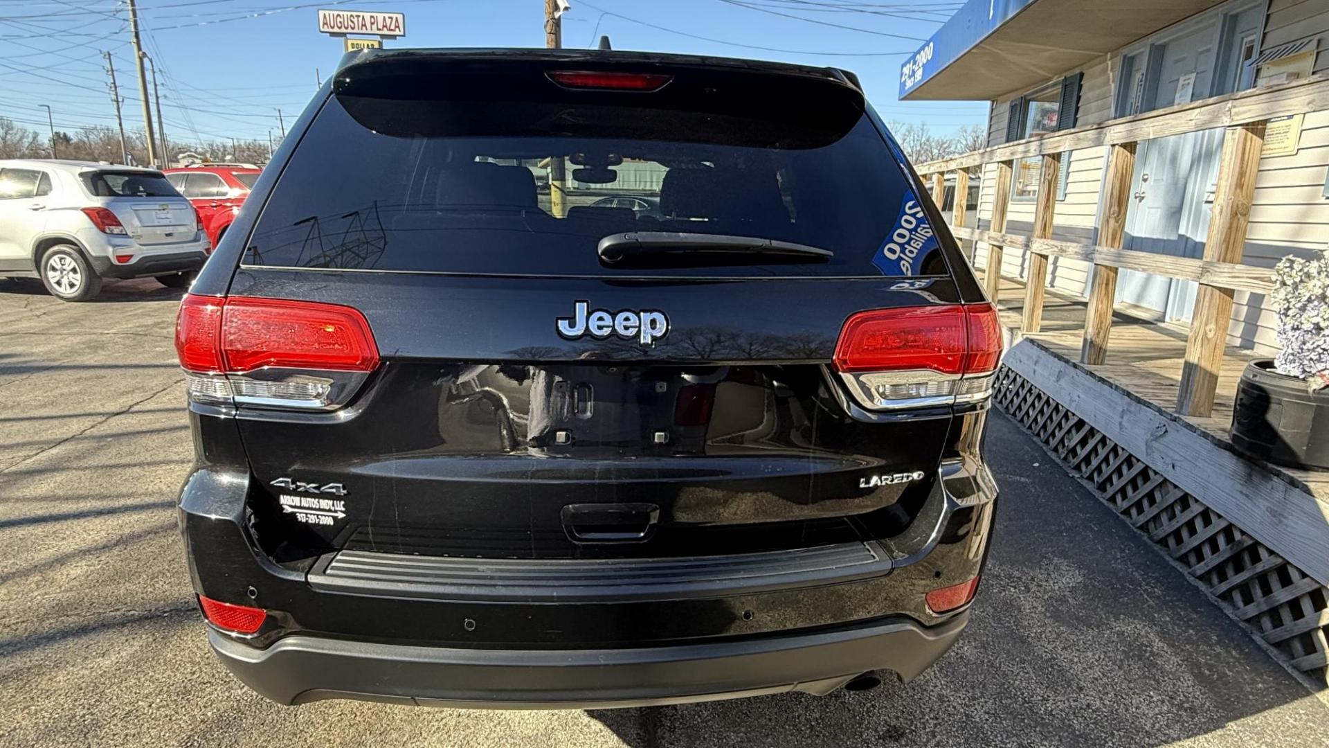 2017 BLACK /BLACK Jeep Grand Cherokee Laredo 4WD (1C4RJFAG3HC) with an 3.6L V6 DOHC 24V engine, 8A transmission, located at 2710A Westlane Rd., Indianapolis, IN, 46268, (317) 291-2000, 39.885670, -86.208160 - Photo#7