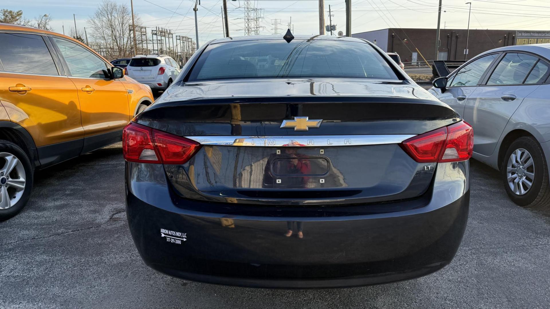 2014 BLUE /BLACK Chevrolet Impala 2LT (2G1125S30E9) with an 3.6L V6 DOHC 16V FFV engine, 6-Speed Automatic transmission, located at 2710A Westlane Rd., Indianapolis, IN, 46268, (317) 291-2000, 39.885670, -86.208160 - Photo#4